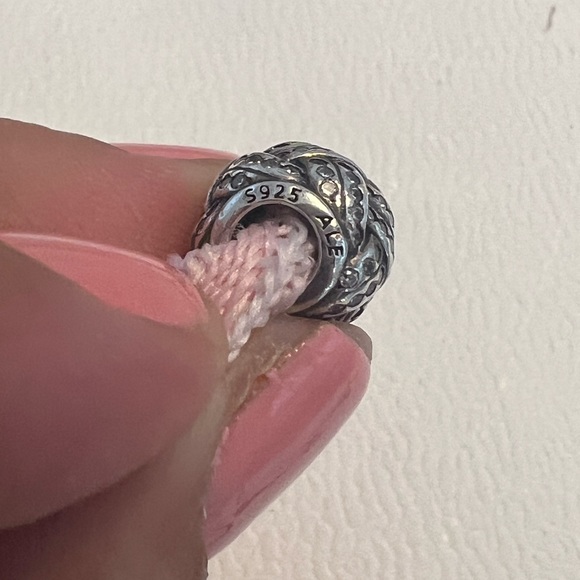 PANDORA Charm “Knot of Love” S925 - Picture 9 of 12